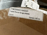 10x keramische salontafelblad round persia grigio matte - 400mm - afbeelding 3 van  3