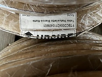 10x keramische salontafelblad round statarietto bianco matte - 400mm - afbeelding 3 van  3