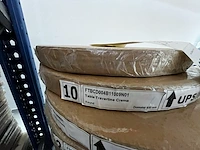 10x keramische salontafelblad round travertine crema - 400mm - afbeelding 3 van  3