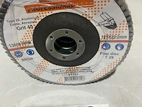 10x lamellenschijf 125x22 grit 40 - afbeelding 3 van  3