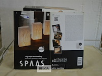 10x large paper welcome bags met kaarsen - afbeelding 1 van  4