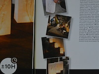 10x large paper welcome bags met kaarsen - afbeelding 3 van  4