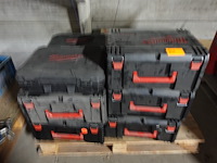 10x lege werkkoffer milwaukee - afbeelding 1 van  2