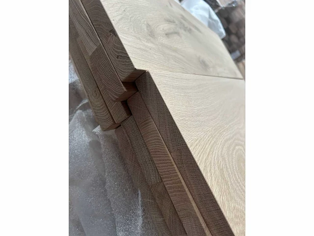 10x massief eiken legborden 25mm - afbeelding 1 van  3