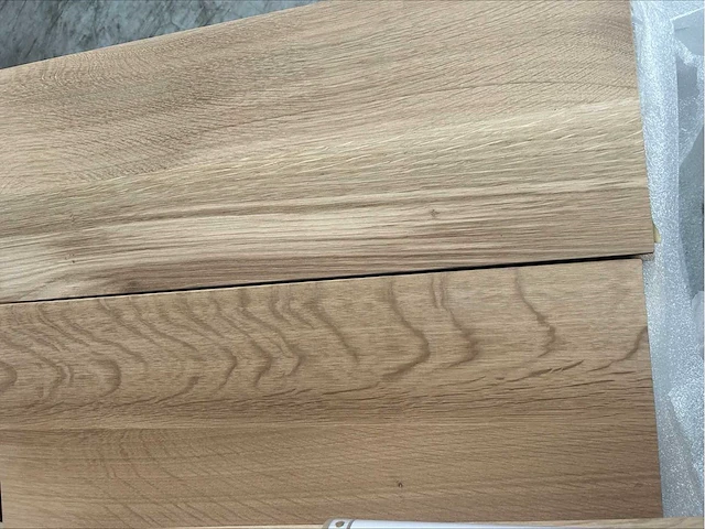 10x massief eiken legborden 25mm - afbeelding 2 van  3