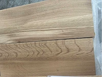 10x massief eiken legborden 25mm - afbeelding 2 van  3