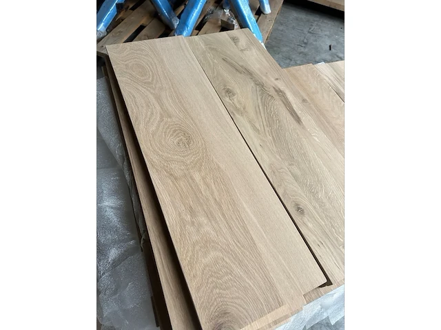 10x massief eiken legborden 25mm - afbeelding 1 van  3