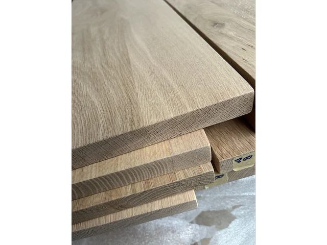 10x massief eiken legborden 25mm - afbeelding 3 van  3