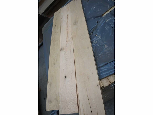 10x massief eiken legborden 32mm - afbeelding 1 van  5