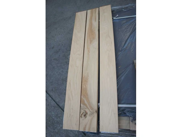 10x massief eiken legborden 32mm - afbeelding 3 van  4