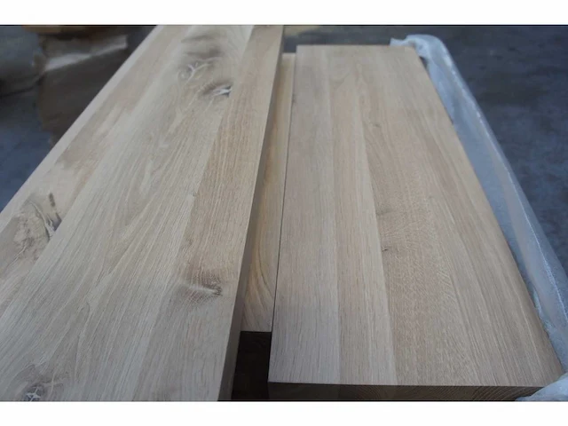 10x massief eiken legborden 80cm - afbeelding 3 van  4