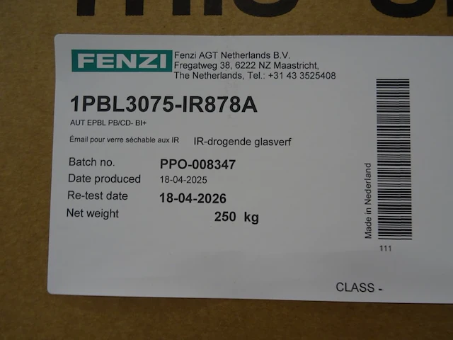 10x pallet ir-drogende glasverf fenzi - afbeelding 4 van  8