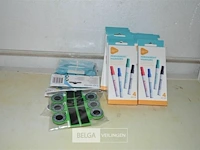 10x permanent markers, 4 kl. clips - afbeelding 1 van  3