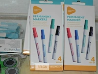 10x permanent markers, 4 kl. clips - afbeelding 2 van  3