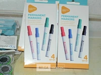 10x permnent markers, 4 kl. clips - afbeelding 3 van  3