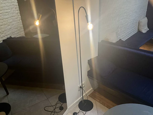 10x plafondlamp + staande lamp - afbeelding 4 van  5
