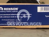 10x rooster renson skin 434r dia 160 ral 8019 - afbeelding 2 van  2