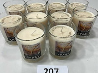 10x spaas geur kaars - afbeelding 1 van  3