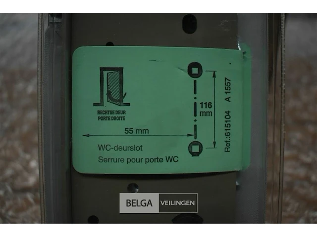 10x wc deurslot rechts - afbeelding 3 van  4