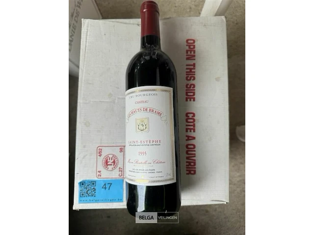 10x1 fles chateau les hauts de brame 1995 - afbeelding 2 van  4