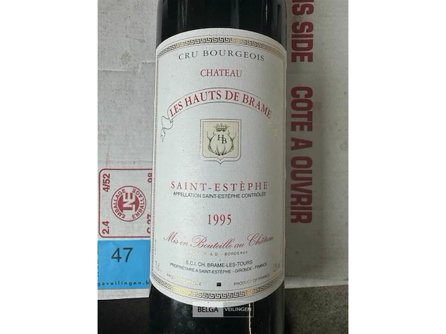 10x1 fles chateau les hauts de brame 1995 - afbeelding 4 van  4