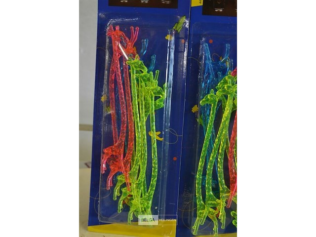 10x10st coctail sticks giraffe - afbeelding 3 van  4