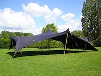 10x13m zwarte stretch tentzeil