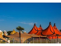 10x20m beige stretch tentzeil - afbeelding 2 van  2