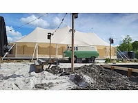10x22m ivoor sailcloth tentzeil - afbeelding 1 van  1
