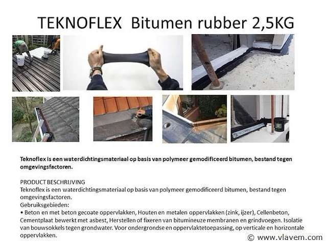 10xteknoflex liquid membrane 2.5kg - afbeelding 2 van  4