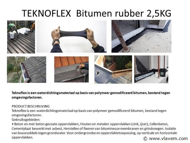 10xteknoflex liquid membrane 2.5kg - afbeelding 2 van  4