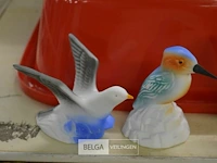 ±11 beeldjes vogels in kom - afbeelding 2 van  3