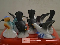 ±11 beeldjes vogels in kom - afbeelding 3 van  3