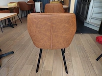11 bistrotafels vv plm 22 stoffen stoelen - afbeelding 8 van  9