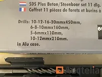 11 delige sds borenset in koffer - afbeelding 2 van  5