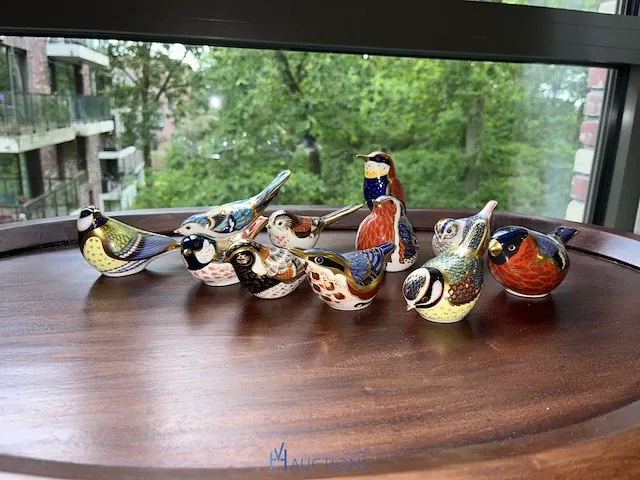 11 diverse porseleinen vogeltjes - afbeelding 2 van  9