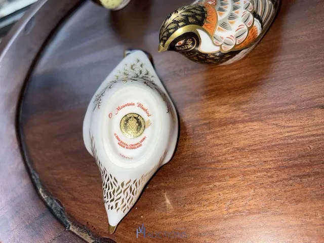 11 diverse porseleinen vogeltjes - afbeelding 9 van  9