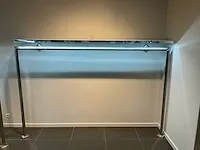 11 diverse rvs kledingrekken