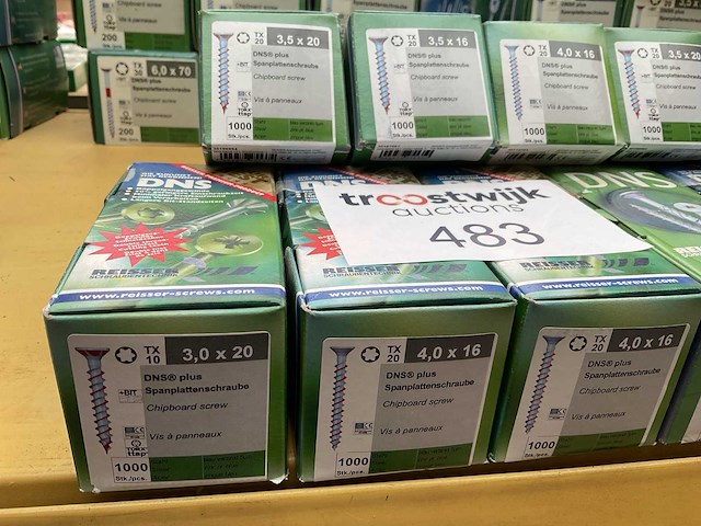 11 dozen spaanplaatschroeven - afbeelding 2 van  6