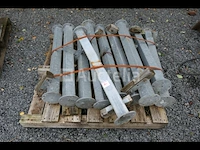 11 gegalvaniseerde palen - afbeelding 3 van  4