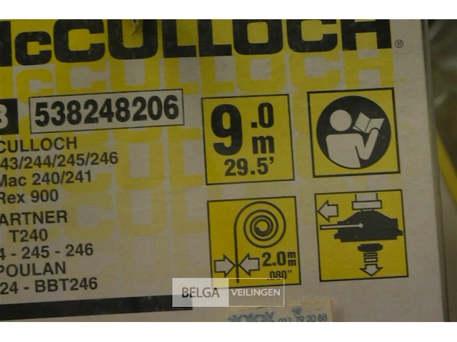 ±11 mcculloch draadspoel voor bosmaaier - afbeelding 2 van  2