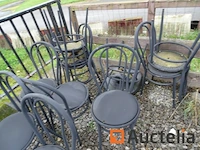 11 metalen stoelen - afbeelding 2 van  3
