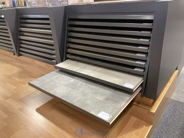 11 metalen tegeldisplays - afbeelding 1 van  5