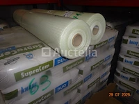 11 rollen 1m/50m glasvezel, 160 gr voor het isoleren van de gevel - 4x4mm mesh - afbeelding 2 van  2