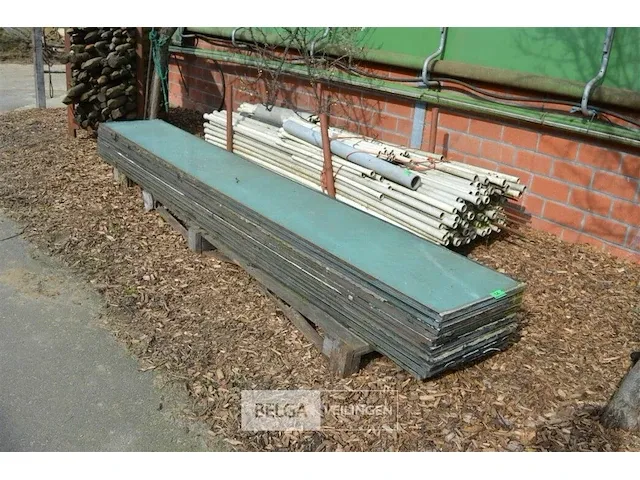 11 stuks veranda glas/vensters dubbel glas zonnewerend 365 x 53 - afbeelding 1 van  1