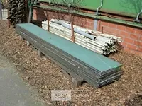 11 stuks veranda glas/vensters dubbel glas zonnewerend 365 x 53 - afbeelding 1 van  1