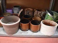 11 stuks wandversieringen, 14 stuks bloempotten, gieter - afbeelding 6 van  8