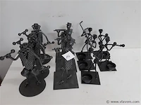 11 x figuurtjes uit metaal - afbeelding 1 van  2