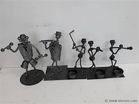 11 x figuurtjes uit metaal - afbeelding 2 van  2