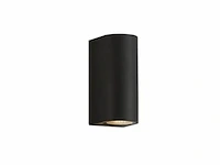 11 x gu10 dual flow buiten wandlamp – ip65 waterdicht – zwart - afbeelding 2 van  5